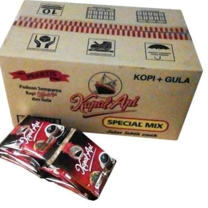 

Kopi Kapal Api Mix 10x23g-1Dus isi 120sachet Coffee Instan Bubuk kapalapi6 gr