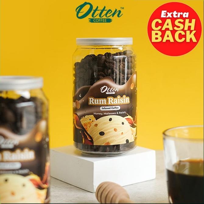 

OTTEN - BIJI BUBUK KOPI INFUSED - RUM RAISIN ARABICA COFFEE 120GR TERMURAH