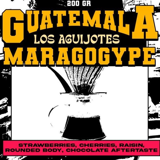 

BIJI KOPI ARABIKA - GUATEMALA MARAGOGYPE LOS AGUIJOTES - 200 GR TERMURAH