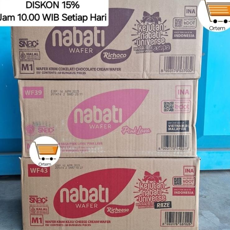 

Nabati Wafer Arton Du Eceran 2 60 Pc 37 Gram