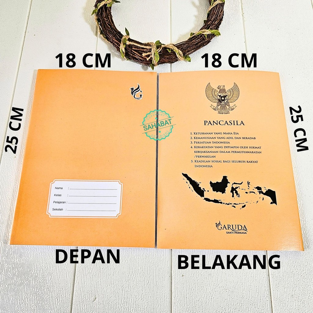 

Promo (10PCS) BUKU GARUDA CAMPUS PREMIUM ISI 50 LEMBAR/ BUKU TULIS UKURAN PANJANG/BOXY