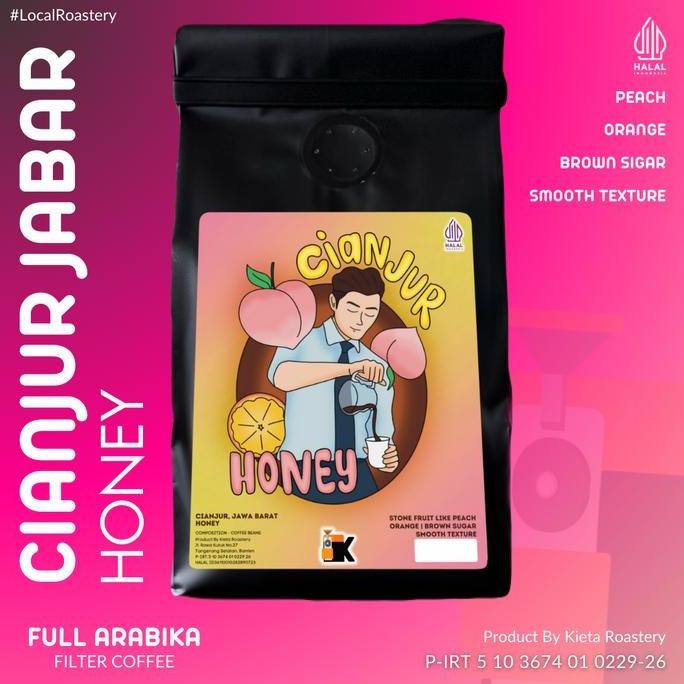 

BIJI KOPI ARABIKA CIANJUR HONEY JAWA BARAT | ROASTED BEANS BUBUK TERMURAH
