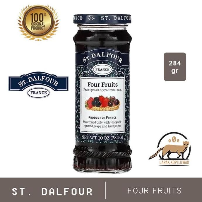 

Produk Baru!! Selai st dalfour four fruits Jam 284 Gr