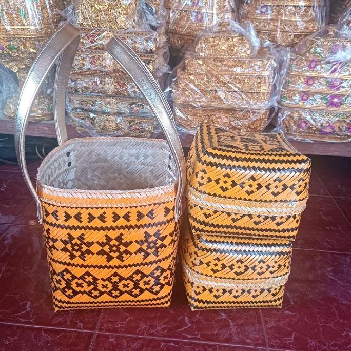TERMURAH - tas keben bambu isi 2 dan 4 keben