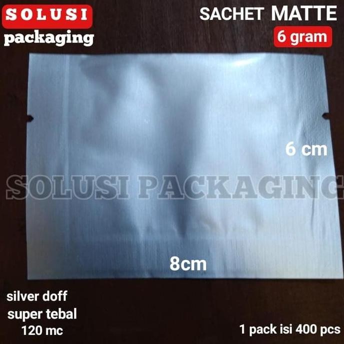 

Produk Baru!! ISI 400 SACHET 6 GRAM SILVER MATTE /KEMASAN KOPI COFFEE BAG MASKER