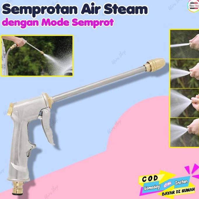 new steam semprotan air cuci motor mobil water gun