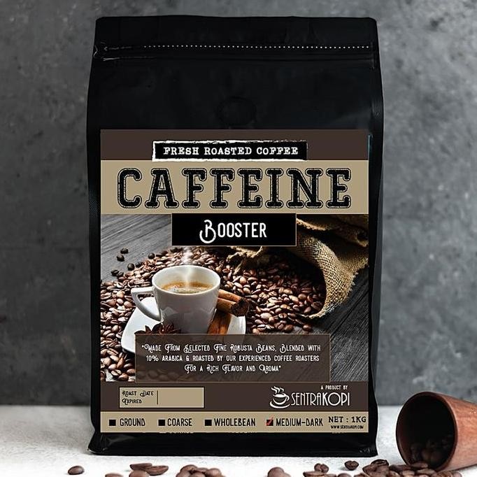 

KOPI CAFFEINE BOOSTER COFFEE 1KG - BUBUK / BIJI - SENTRA KOPI SPECIAL EDITION 1 KG TERMURAH