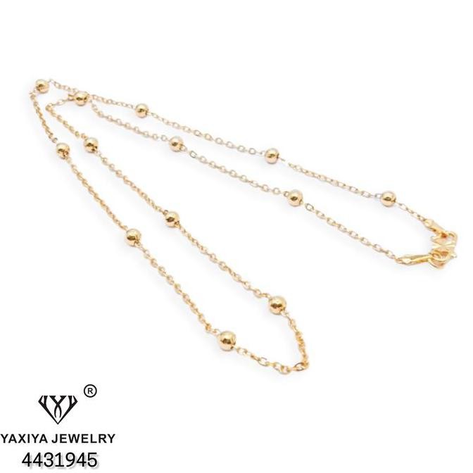 

KALUNG EMAS VARIASI BIJI LADA PERHIASAN IMITASI GOLD 18K YAXIYA 302 TERMURAH