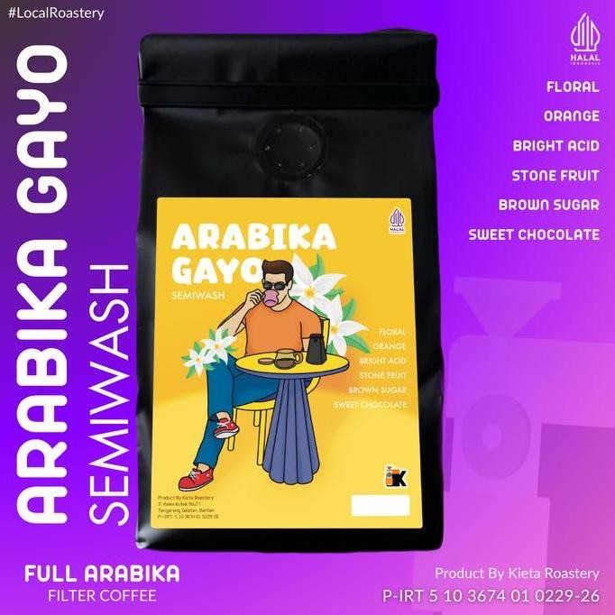 

KOPI ARABIKA ACEH GAYO PREMIUM 1KG (BIJI/BUBUK) TERMURAH