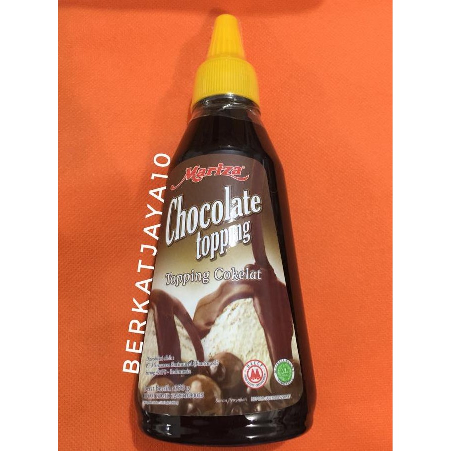 

Produk Baru!! Mariza Chocolate Topping Cokelat 350gr kemasan botol Selai coklat