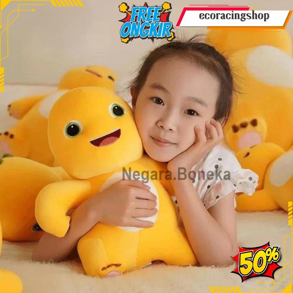 Boneka Dino Nailoong Jumbo Ukuran 45 Cm Boneka Dino Kuning Boneka Dino Nailong Dino Nailoong Origina