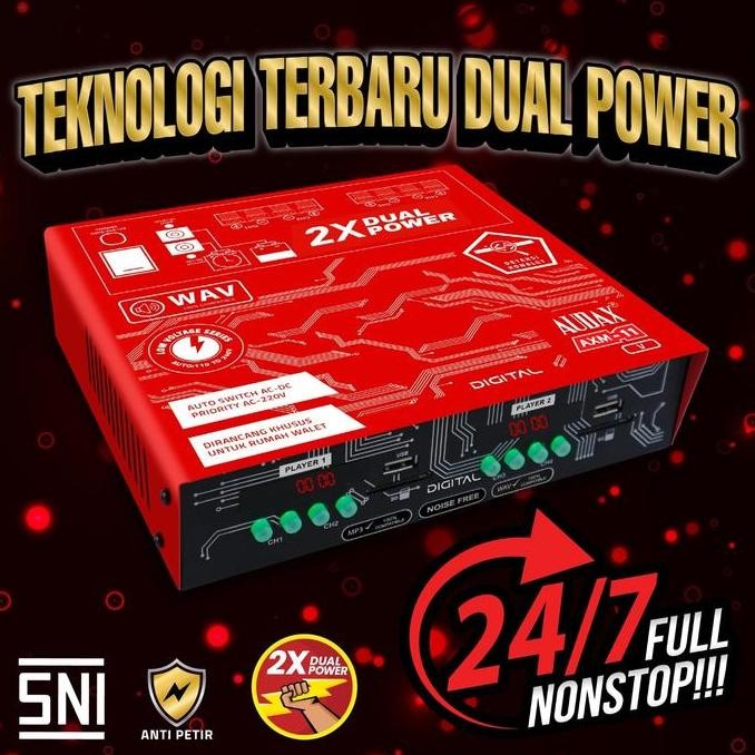 BEBAS ONGKIR - amplifier mesin walet AUDAX AXM11 / AXM 11 versi terbaru