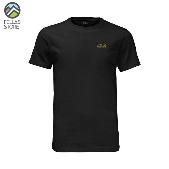 Grosir Jack Wolfskin - Essential T-Shirt Black