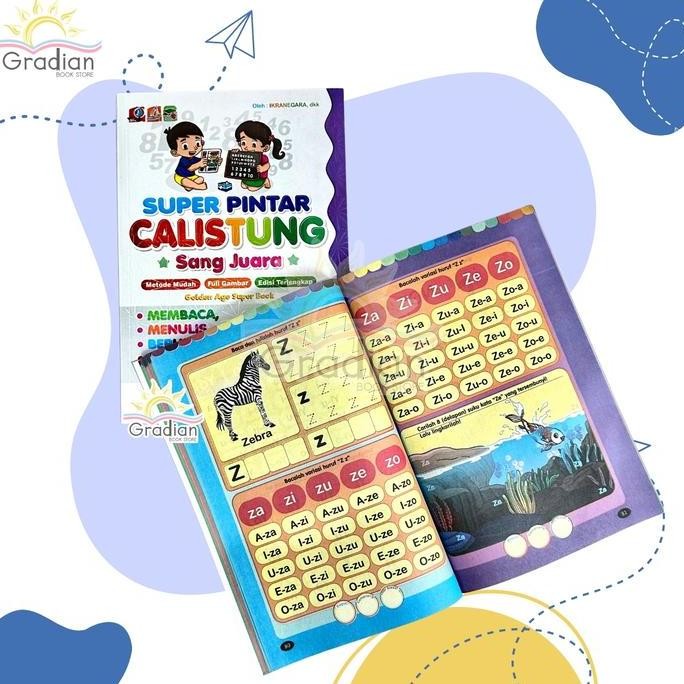 

ready stock [PAKET ISI 3 BUKU] Buku ABACAGA | Calistung | Balistung | Full Color