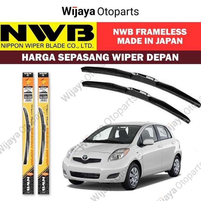 READY Wiper depan Yaris uk. 24 & 14 - NWB Frameless Design Japan