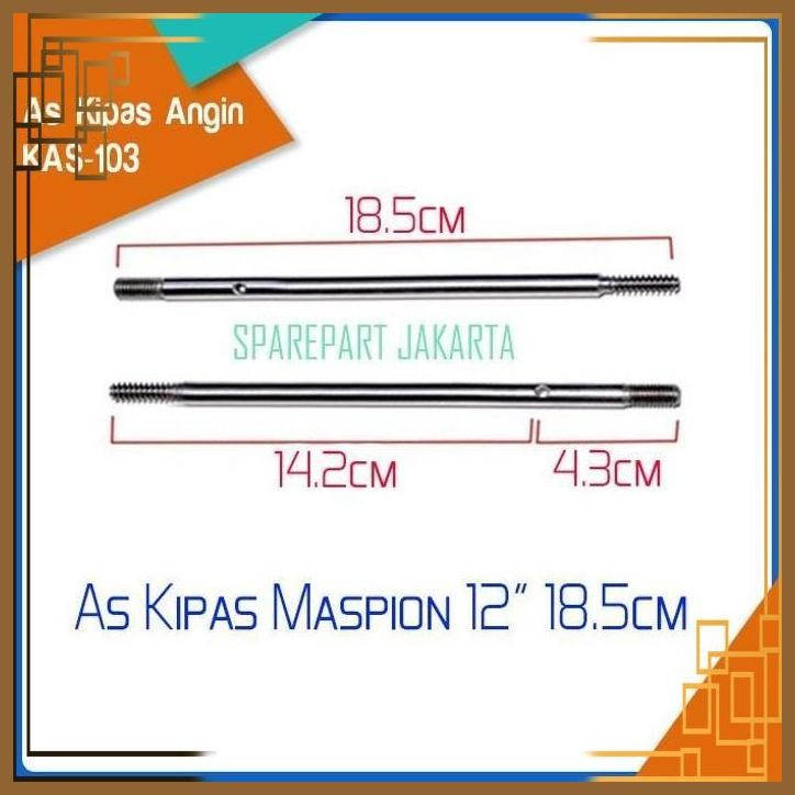 [UCC] AS DINAMO KIPAS MASPION 12 INCH ( 18.5 CM )