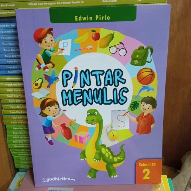 ready stock Pintar menulis sd kelas 2 yudhistira