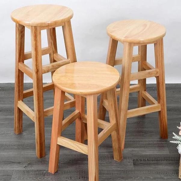 Kursi Kayu Cafe Kursi Kayu Cafe Tinggi 60Cm Co