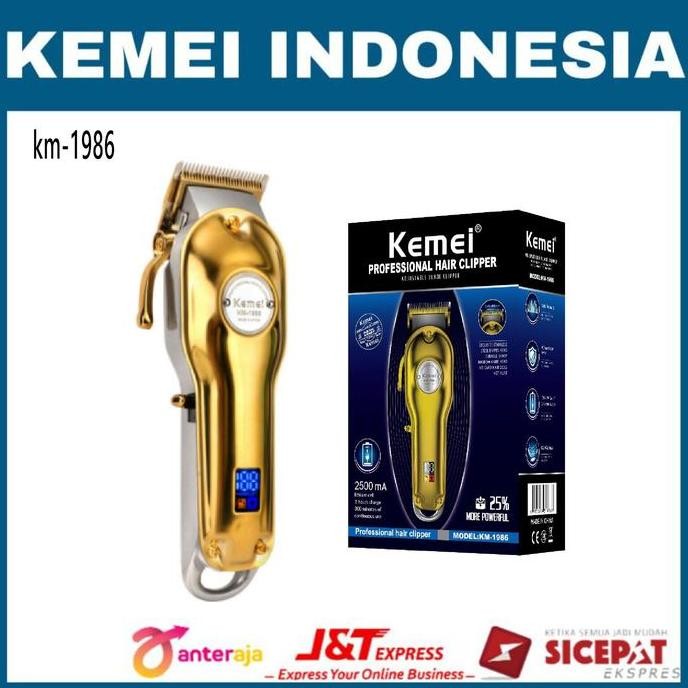 Kemei km 1986 hairclipper profesional alat cukur rambut kemei km-1986