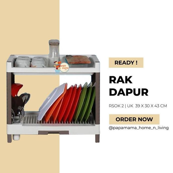 Rak Dapur - Tempat Piring RSOK 2 - Medan