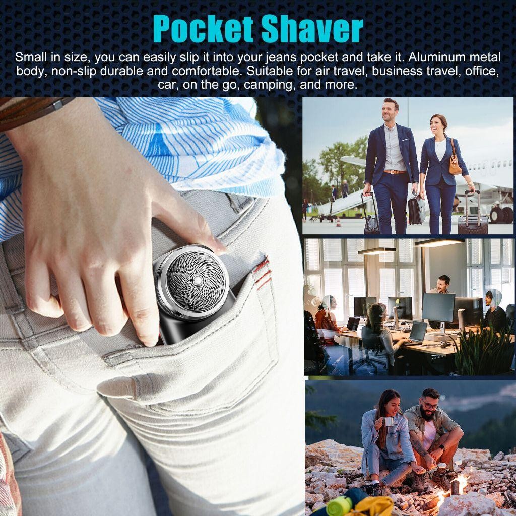 Alat Cukur Elektrik Mini Pencukur Jenggot Kumis Electric Shaver Portable Mini Shaver Alat Cukur Jeng