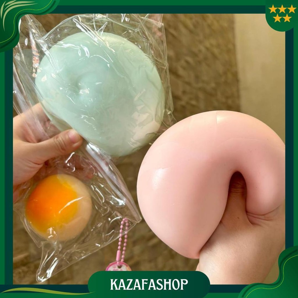 Kyutosquish Squishy Mochi Jumbo Besar Gemoy Dan Kecil Mainan Imut Relaksasi Lucu Viral Elastis Kenya