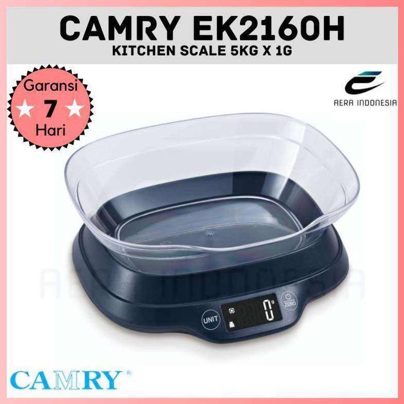 Camry EK2160H Timbangan Dapur Digital Camry EK 2160H Kitchen Scale 5kg x 1g