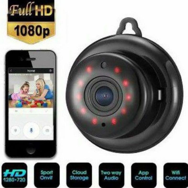 IP Mini Camera Wifi Smart Net Cam V380 A1 CCTV MINI Gantung RS