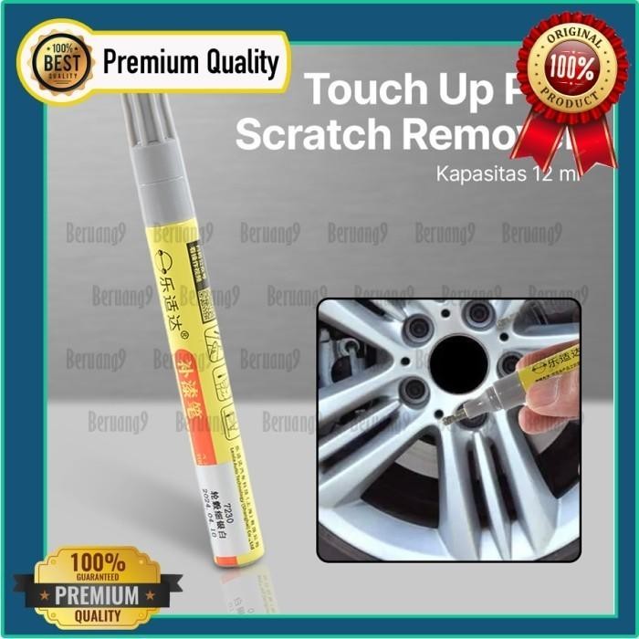 Cat Penghilang Baret Velg Mobil / Motor Touch Up Pen Scratch Remover Silver Grey