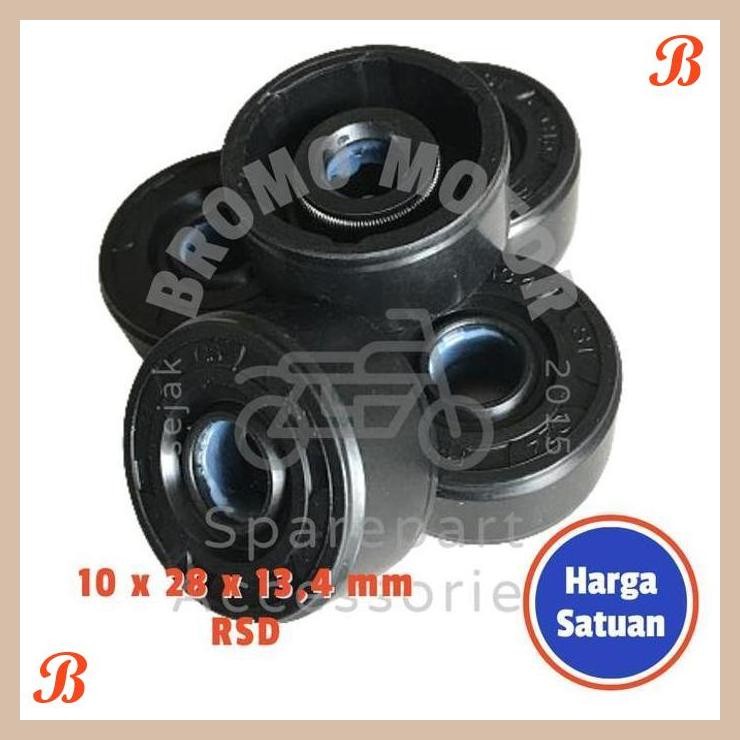 | BR| OIL SEAL SHOCK BELAKANG RX KING SUZUKI SKYWAVE THUNDER 10 28 13,4 MM MOTORCYCLE