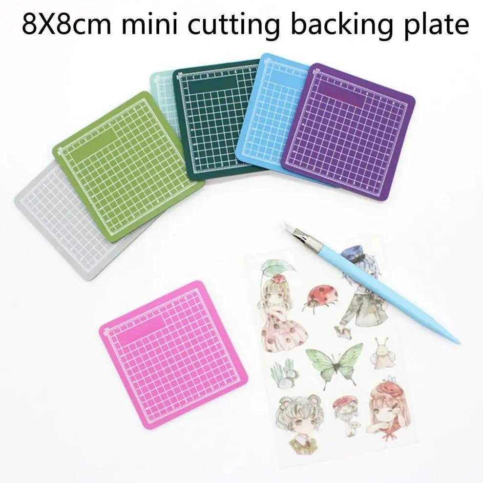 

Model Cutting Mat Clear Scale Hard Anti-Crack Square Shape Diy Stationery Scrapbook Material Cutting Mat Art Supplies