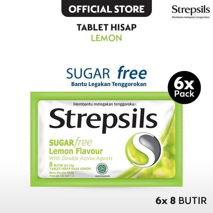 

Murah Strepsils Sugar Free 8S X6 - Permen (Tablet Hisap) Pelega Tenggorokan