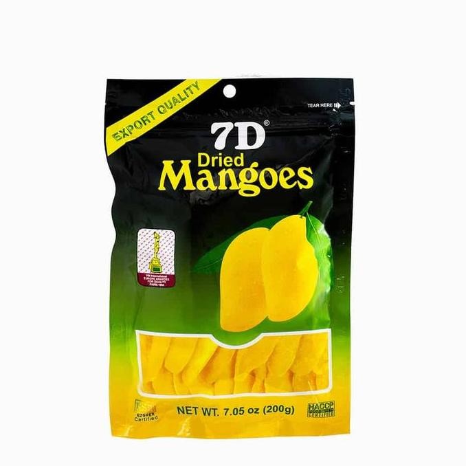 

Promo 7D Dried Mangoes 200 Gram Export Quality (Product Of Philippines)