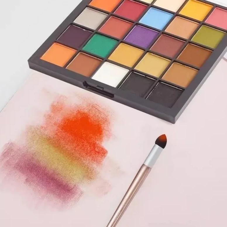 

24 Colors Soft Artist Pastel Powder Naturally Water-Soluble,Ideal For Charcoal Sketching, Drawing And Expressive Mark Making