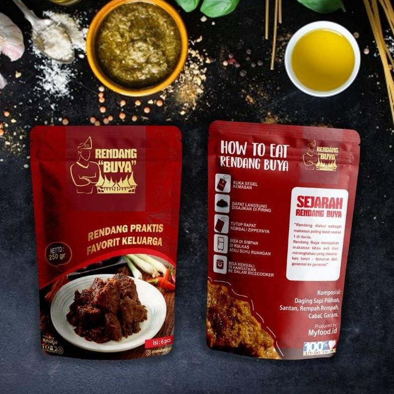 

Rendang Buya - Rendang Daging Cubo-Cubo 150gr isi 2-3 Potong