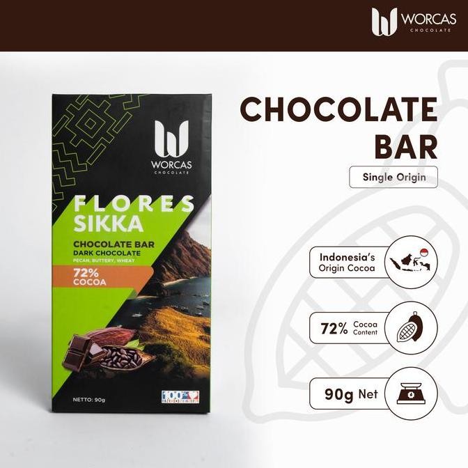 

Murah Worcas Chocolate Bar Dark Chocolate Flores Sikka