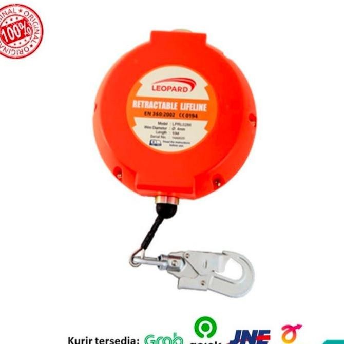 Safety Retractable Life Line 15M Leopard Hits