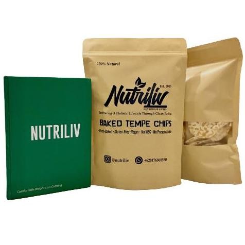 

Ready stok Terlaris 3 Bungkus Nutriliv Baked Tempe Chips Keripik Tempe Panggang Oven Termurah