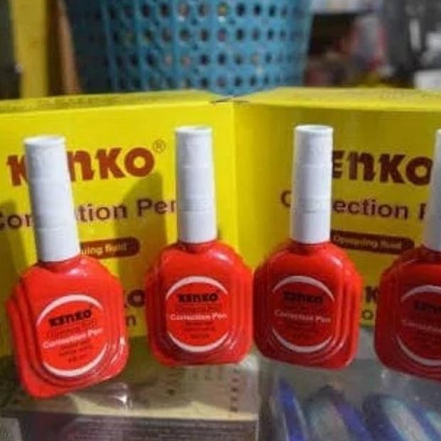 

Tipex kenko cair tipex merah kenko / correction pen kenko ke-01 1 lusin