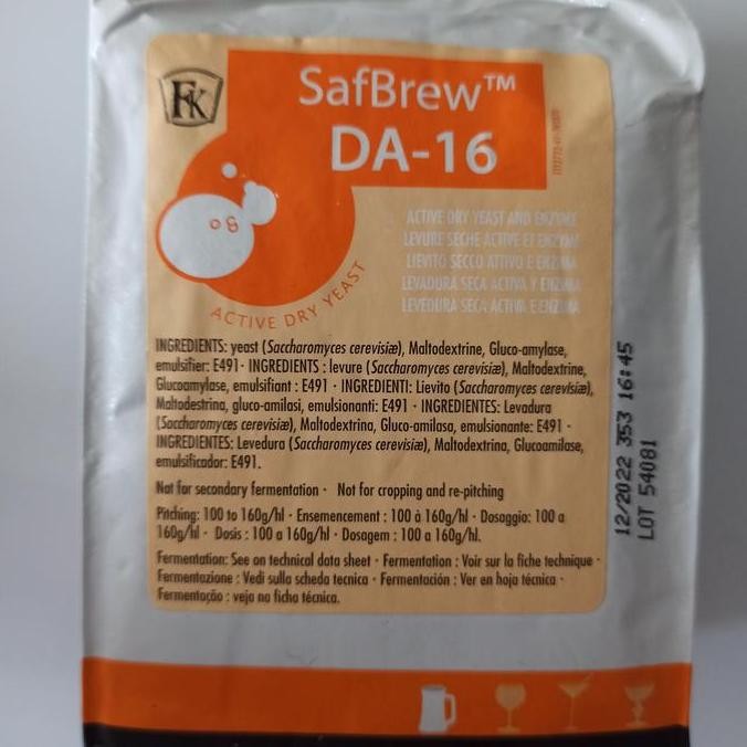 

}}}}}}] Fermentis Safale DA-16 500gr pack