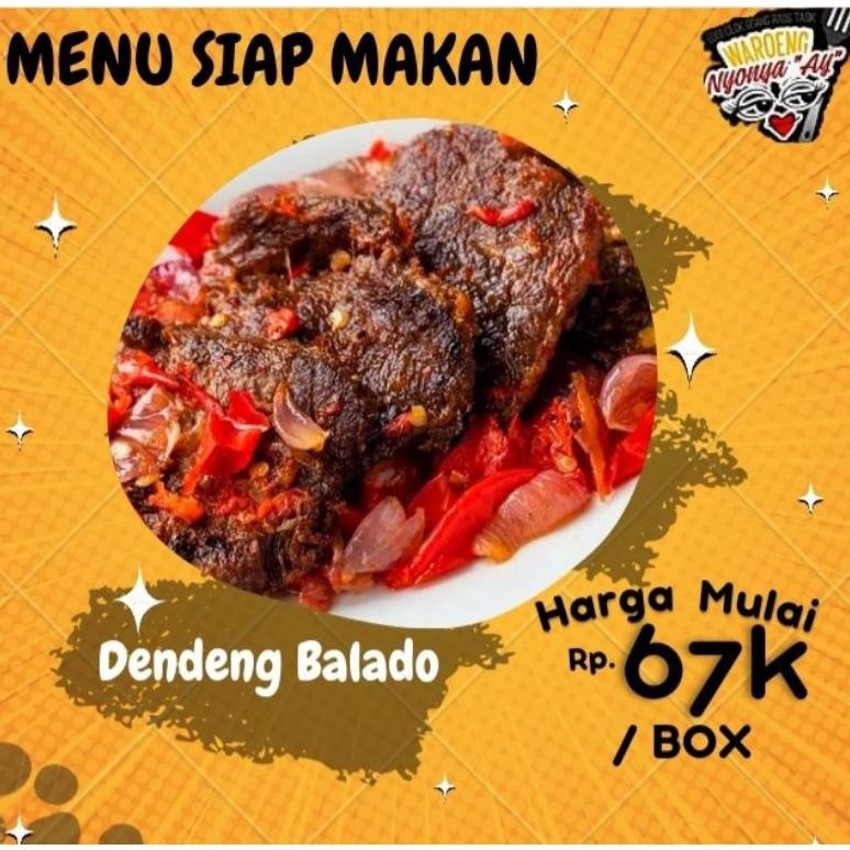 

Aneka Olahan Daging Rendang/Dendeng/Gepuk/oseng mercon box 650ml (siap makan)