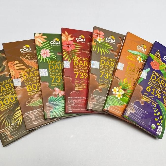 

Murah Cau - Organic Dark Chocolate Couverture 70G ( Cokelat Coklat Keto )