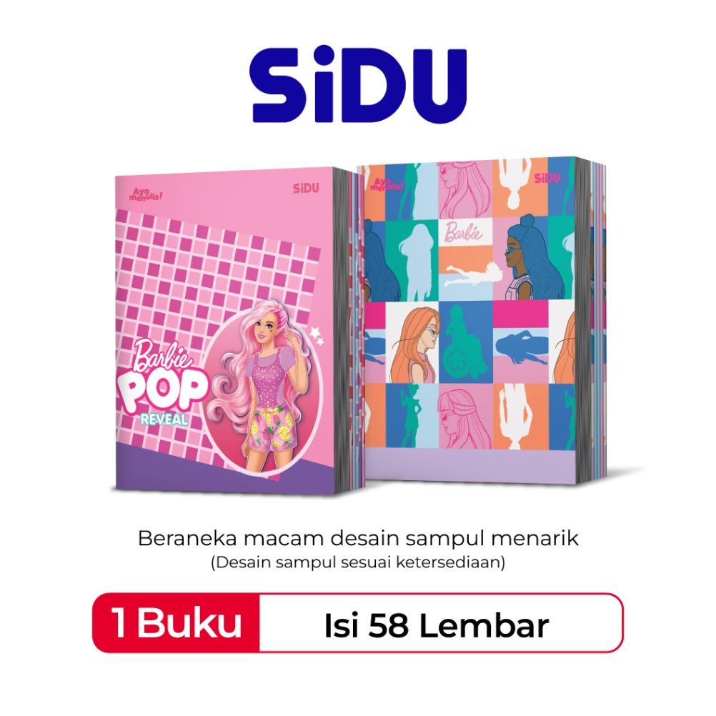 

SiDU Buku Tulis Barbie 58 Lembar - 10 Buku