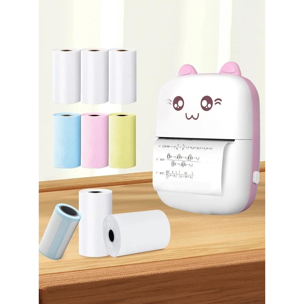 

57Mm Rolls Mini Printer Thermal Paper Label Sticker Self-Adhesive Printing Paper For Mini Printer Kids Instant Print Camera