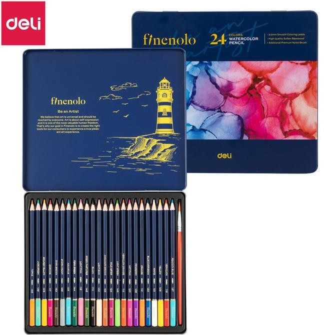 

Termurah Deli Finenolo Premium Watercolor Pencil/ Pensil Warna High Grade EC129