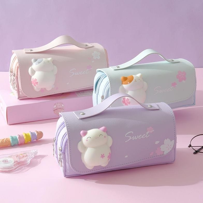 

Big Sale Kotak Pensil Dekompresi Perempuan Lucu Lembut Lucu Anak-Anak Siswa Sekolah Dasar Berkapasitas Besar Dengan Dekompresi Multi-Fungs Big Sale