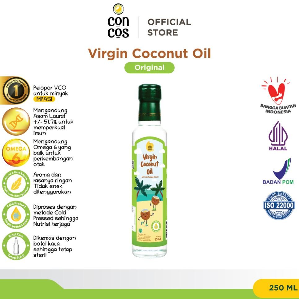 

Conco Virgin Coconut Oil Id Vco Nya Elapa Murni Uuran 250Ml
