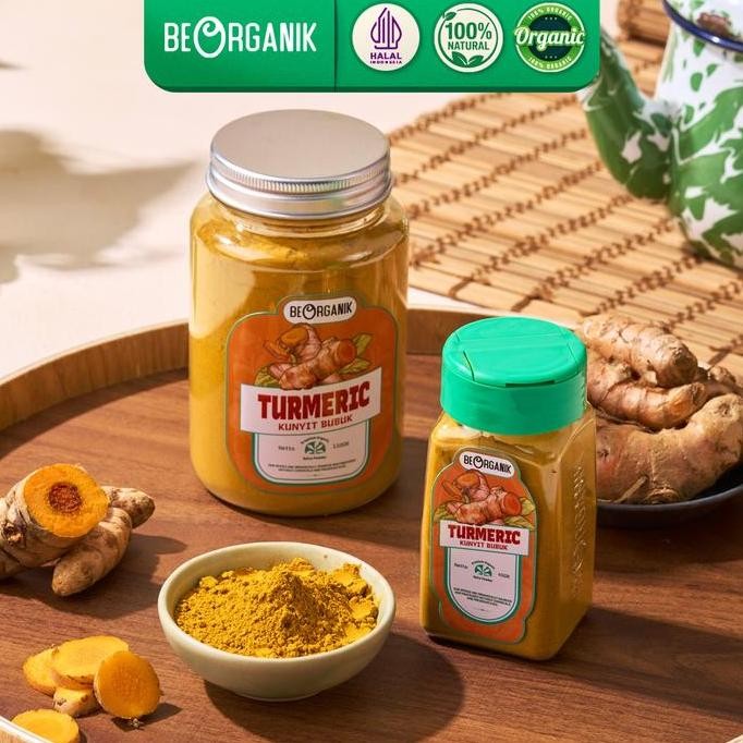 

PROMO BEORGANIK TUMERIC POWDER / KUNYIT BUBUK ORGANIK SERBUK REMPAH INSTAN