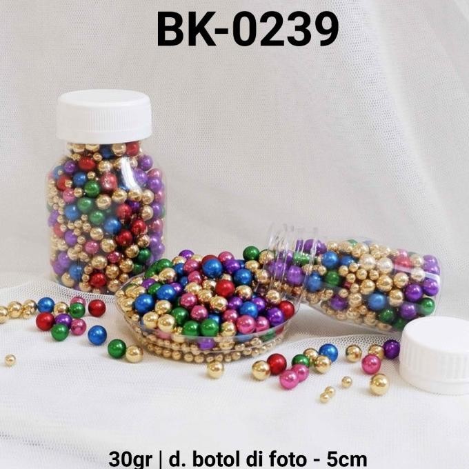 

```````] BK-0239 Sprinkles sprinkle springkel 30gr 30 gram mutiara gold rainbow