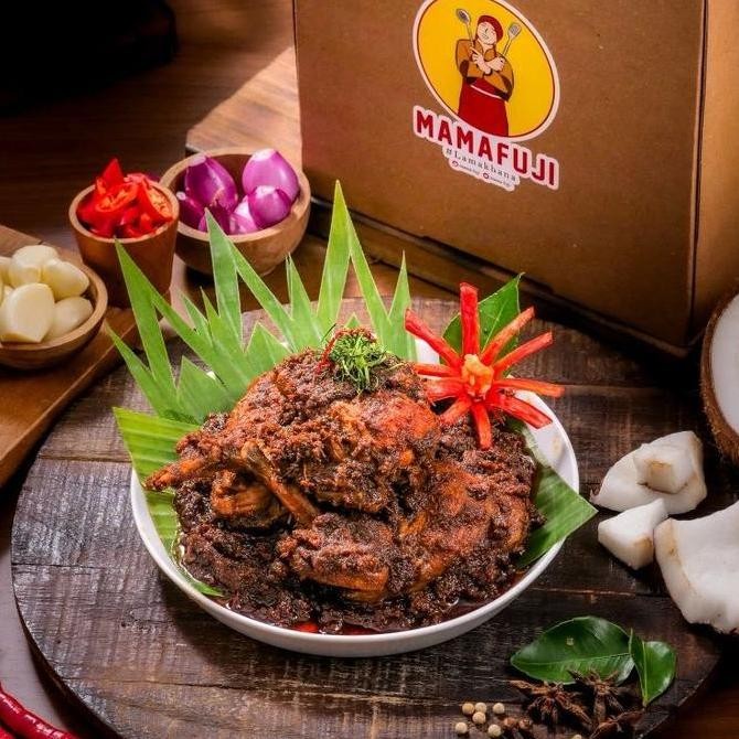 

Diskon! Mamafuji - Rendang Ayam Isi 4 Potong - Makanan Instant Enak Khas Padang